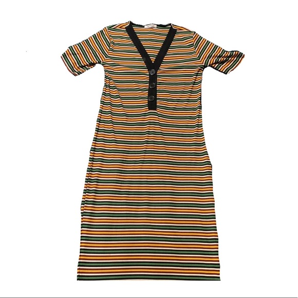 Zara Striped Maxi Dress - Picture 1 of 3